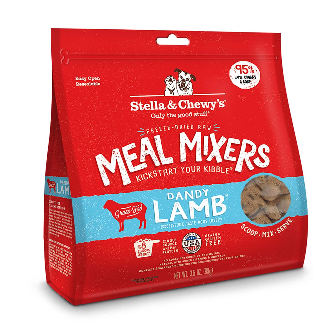 Stella & Chewy's Meal Mixer Dandy Lamb Raw Freeze-Dried Dog Food
