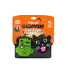 fabcat Halloween Frankenstein & Black Cat 2pk Cat Toys