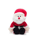 fabdog Christmas Floppy Santa Plush Dog Toy