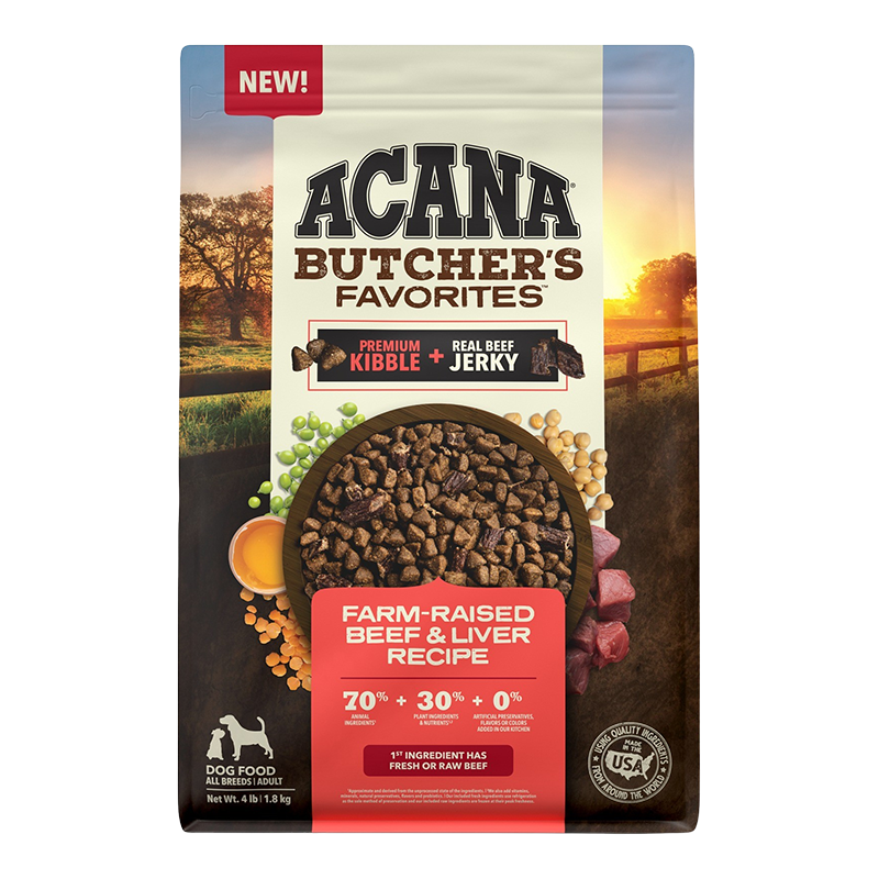 Acana Butcher's Favorites Beef & Liver Dry Dog Food