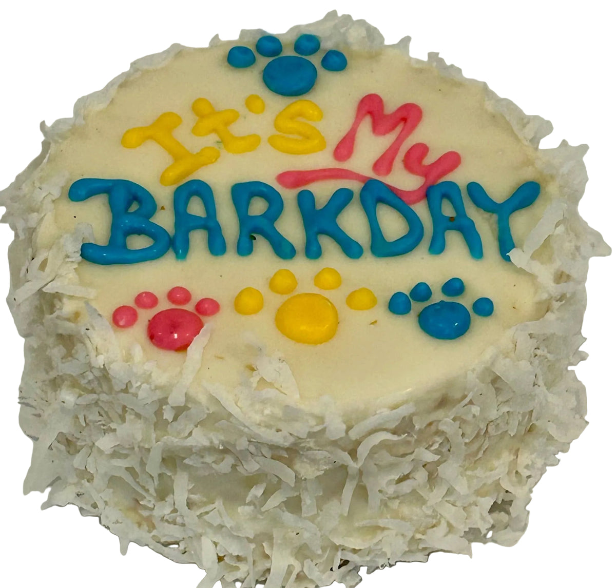 DELCO DOG CO. It's My Barkday Doggie Cake Bakery Dog Treat