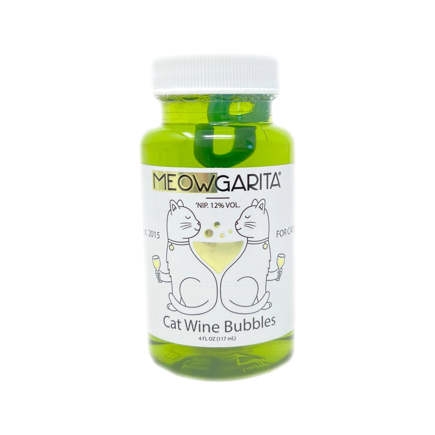 PetWineShop Cat Wine Bubbles Non-Toxic Catnip Bubbles For Cats
