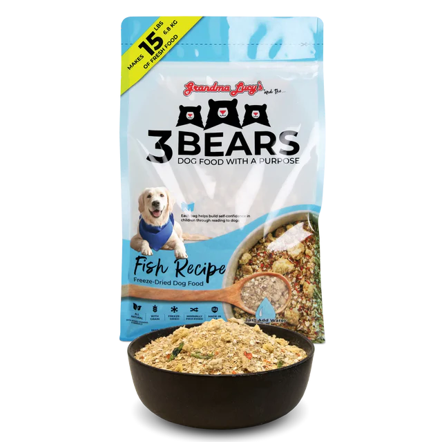 Grandma Lucy's 3 Bears Fish Freeze-Dried Dog Food