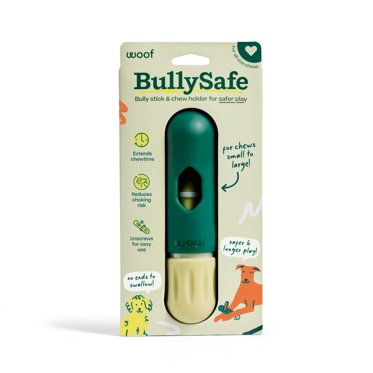 Woof The BullySafe Chew Holder
