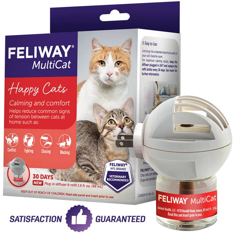 Feliway MultiCat Calming Pheromone Diffuser 30 Day Kit