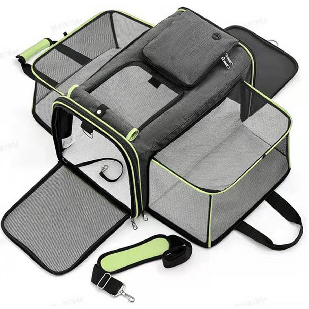 PAWPAW Portable Pet Travel Tote with Expandable Space