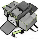 PAWPAW Portable Pet Travel Tote with Expandable Space