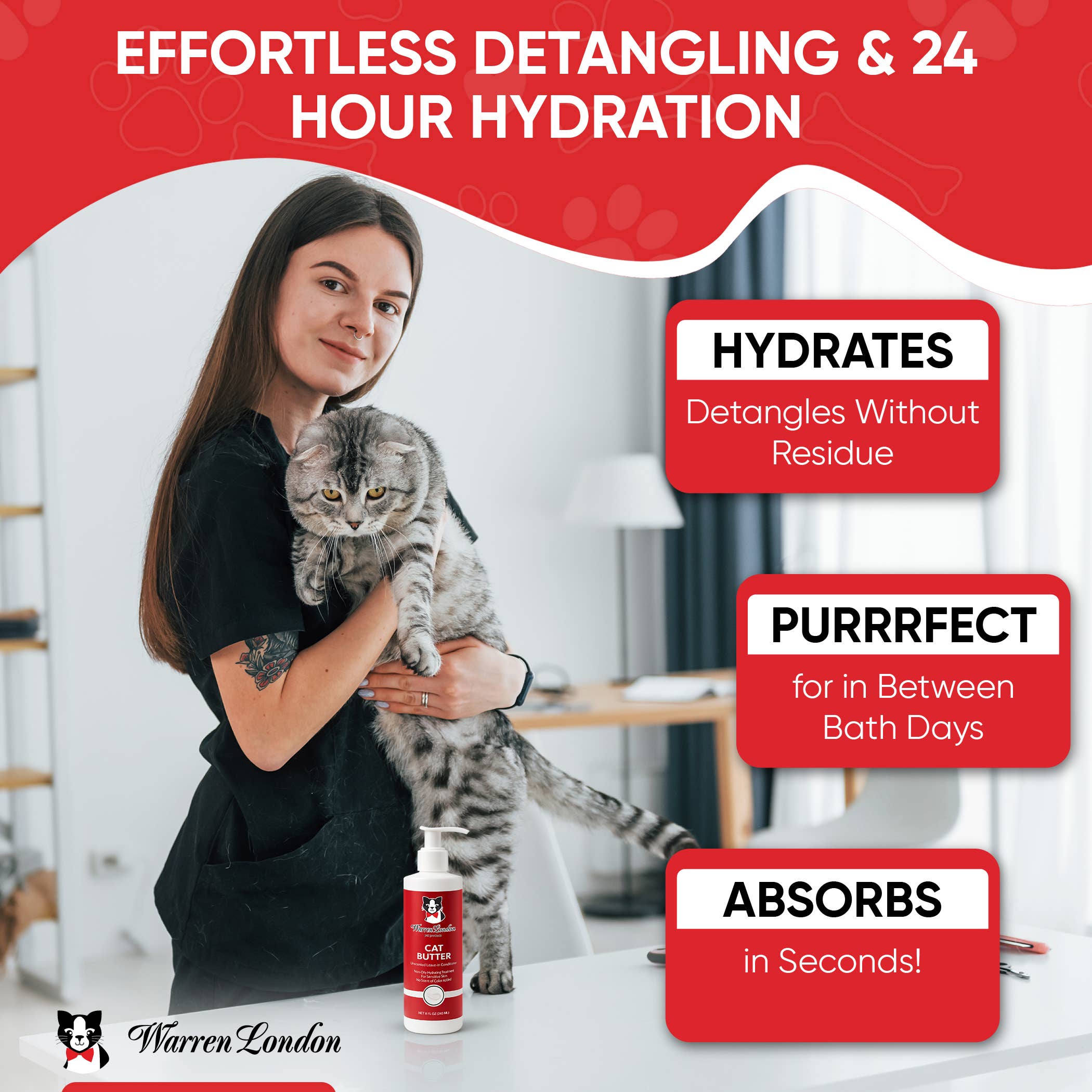 Warren London Dog Products Cat Hydrating Butter
