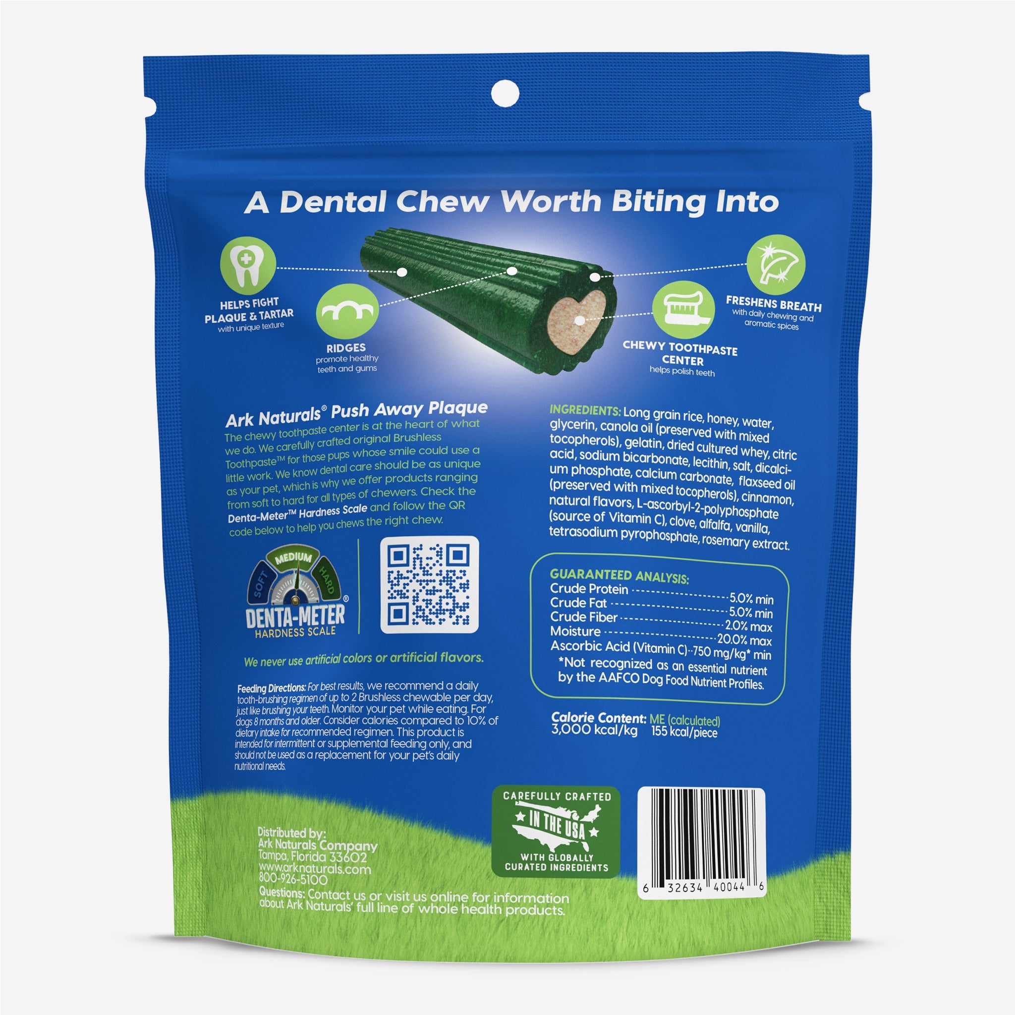 Ark Naturals Brushless Toothpaste Dog Dental Chews