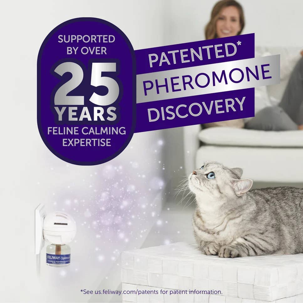 Feliway Optimum Cat Enhanced Calming Pheromone Diffuser Kit