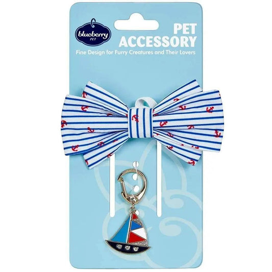 Blueberry Pet - 2 Styles, Nautical Dog Collar Accessories