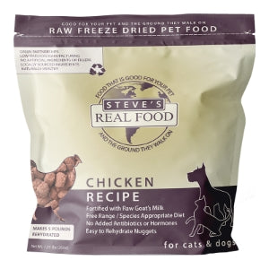 Steve's Real Food Raw Freeze-Dried Nuggets for Dogs & Cats