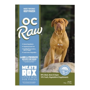 OC Raw Grain Free Meaty Rox Raw Frozen Dog Food