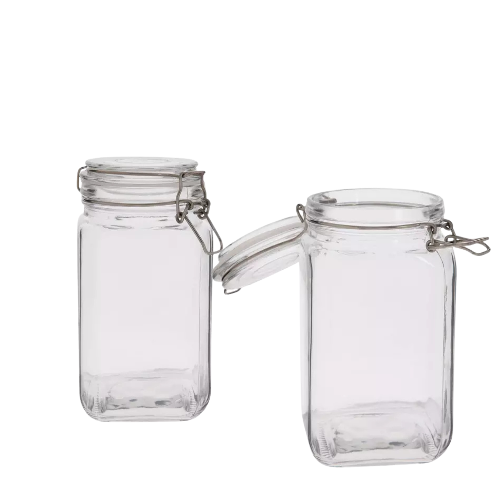 Sparky & Co "Bribes" Glass Treat Canister Jar With Latch-Style Lid 44oz