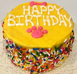 DELCO DOG CO. Colorful Happy Birthday Sprinkle Doggie Cakes Bakery Dog Treat
