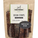 Farm Hounds Bison Jerky Strips 3.5oz Dog Treats