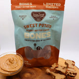 Gaines Family Farmstead Bones Peanut Butter Coated Sweet Potato 8oz Dog Treat