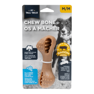 Tall Tails Chew Bone Bacon Dog Toy
