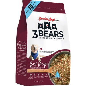 Grandma Lucy's 3 Bears Beef Freeze-Dried Dog Food
