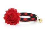 Made By Cleo - "Cozy Cabin Red" - Buffalo Plaid Collar