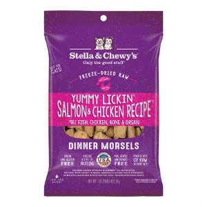 Stella & Chewy's Cat Freeze-Dried Raw Yummy Lickin' Salmon & Chicken Dinner Morsels Cat Food