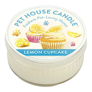 Pet House by One Fur All Candle Lemon Cupcake Candle