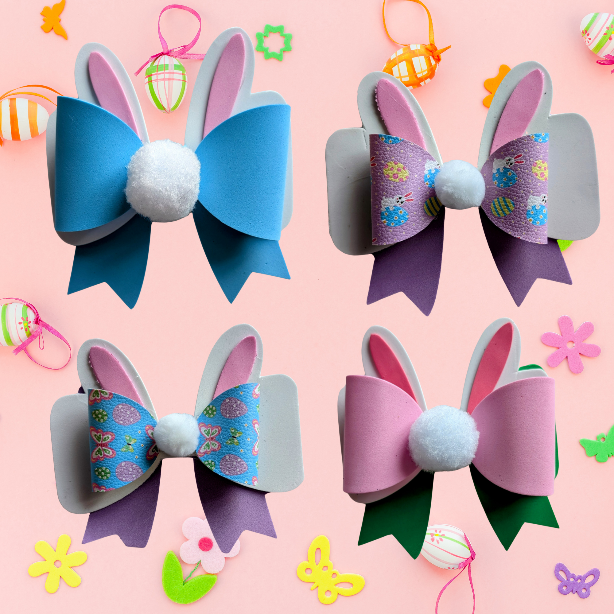 Sparky & Co Easter Bunny Bow Collar Charm