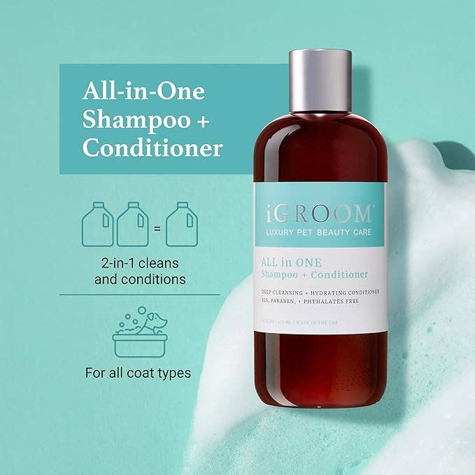 iGroom - All-In-One Shampoo + Conditioner 16oz