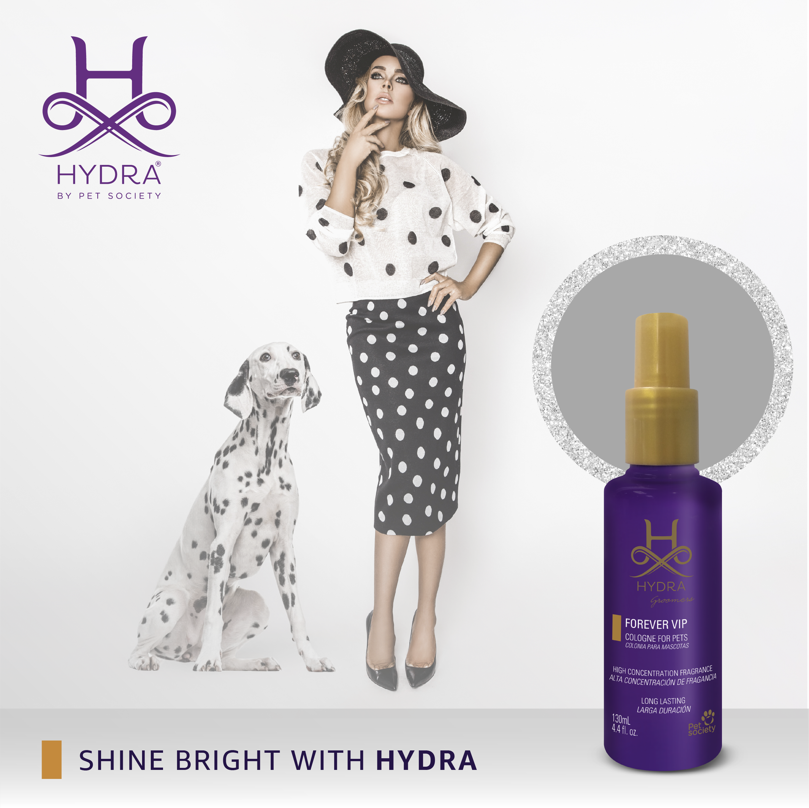 Hydra by Pet Society Hydra Professional Forever VIP Cologne for Dogs