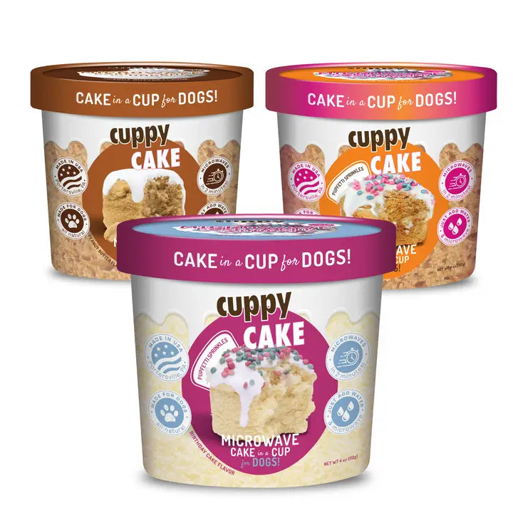 Puppy Cake Microwave Cake in a Cup for Dogs – Paw Naturals