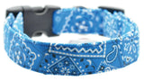 Dog Collar World Blue Bandana Collar