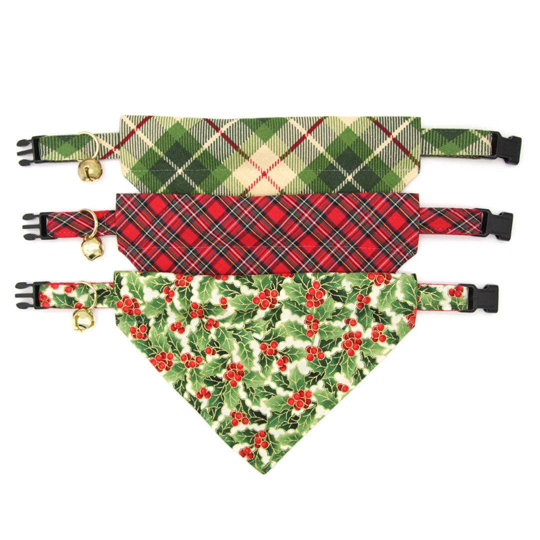 Made By Cleo - "Hearthside" - Bandana for Cat + Small Dog
