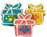 DELCO DOG CO. Mini Colorful Present Bakery Dog Treat
