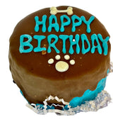 DELCO DOG CO. Happy Birthday Blue or Pink Doggie Cakes Bakery Dog Treat