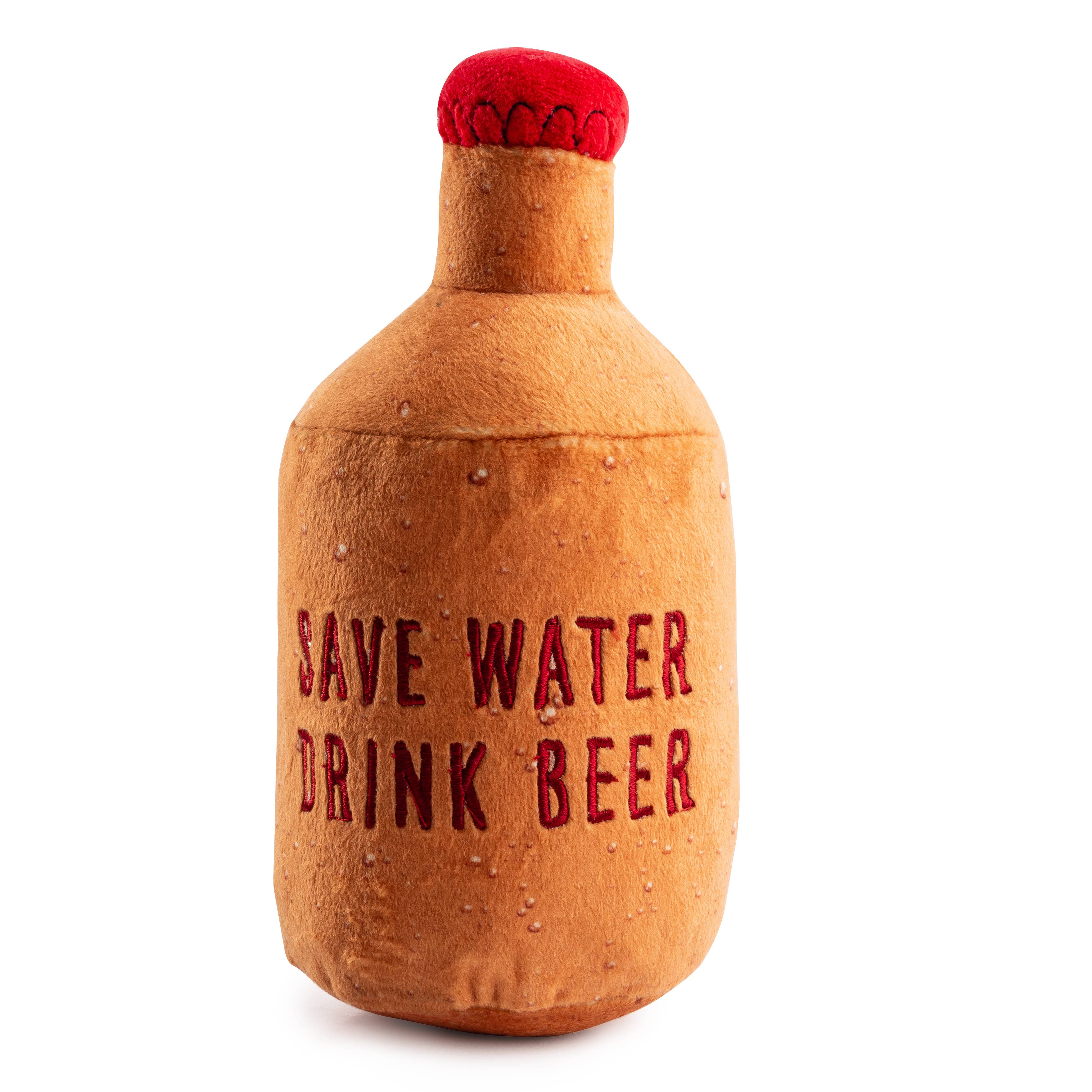 Haute Diggity Dog Woofs Beer Bottle Dog Toy