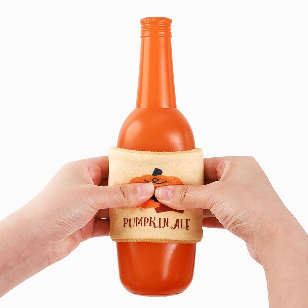 HugSmart Pet Howloween Night Pumpkin Ale TPR Rubber Dog Toy