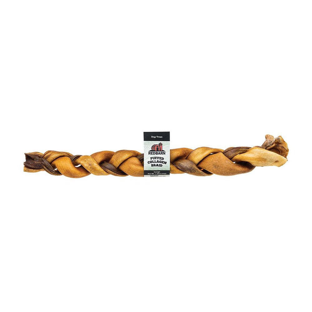 Redbarn Puffed Collagen Braid Dog Treats