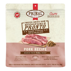Primal Raw Freeze-Dried Pronto Pork Dog Food