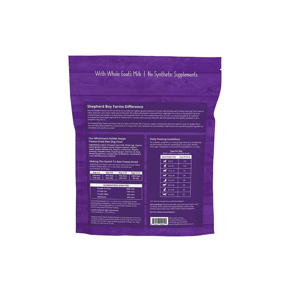 Shepherd Boy Farms Freeze-Dried Raw Dog Food