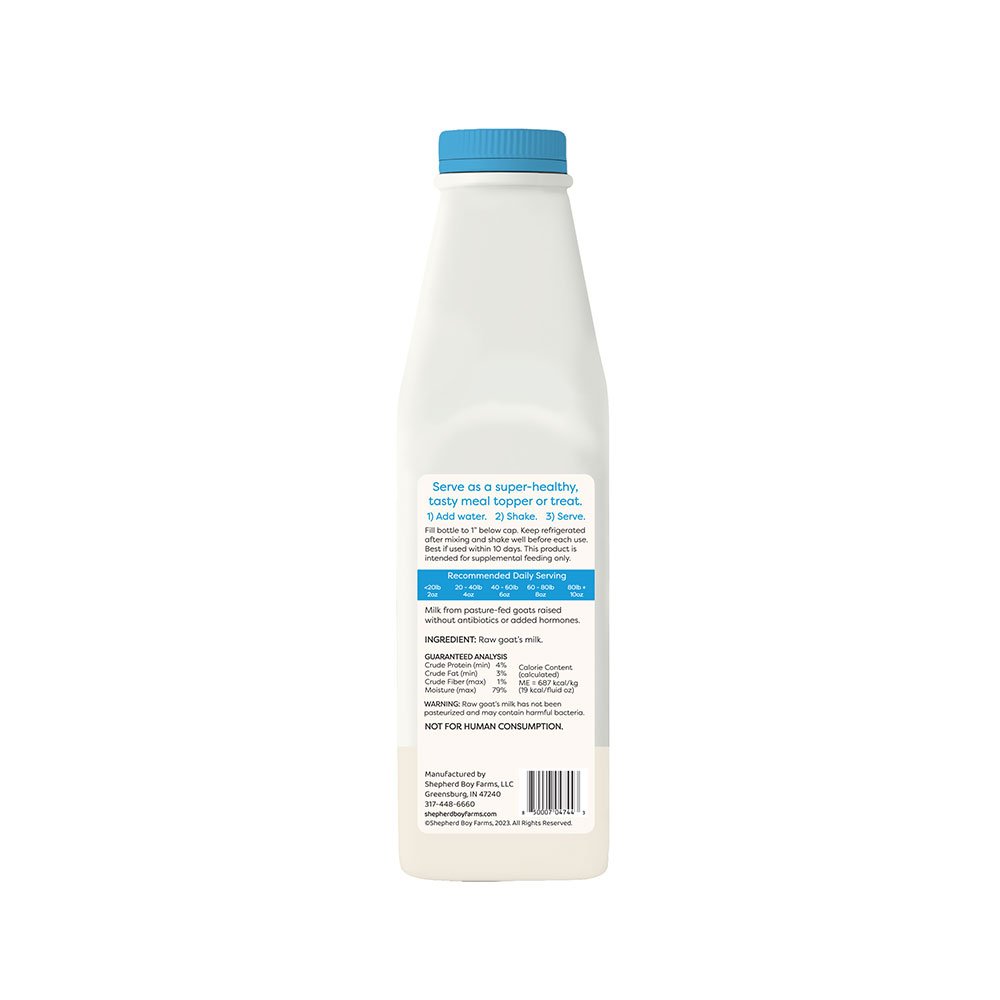 Shepherd Boy Farms Raw Goat's Milk Supplements