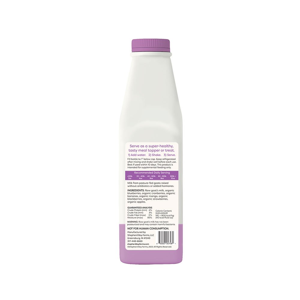 Shepherd Boy Farms Raw Goat's Milk Supplements