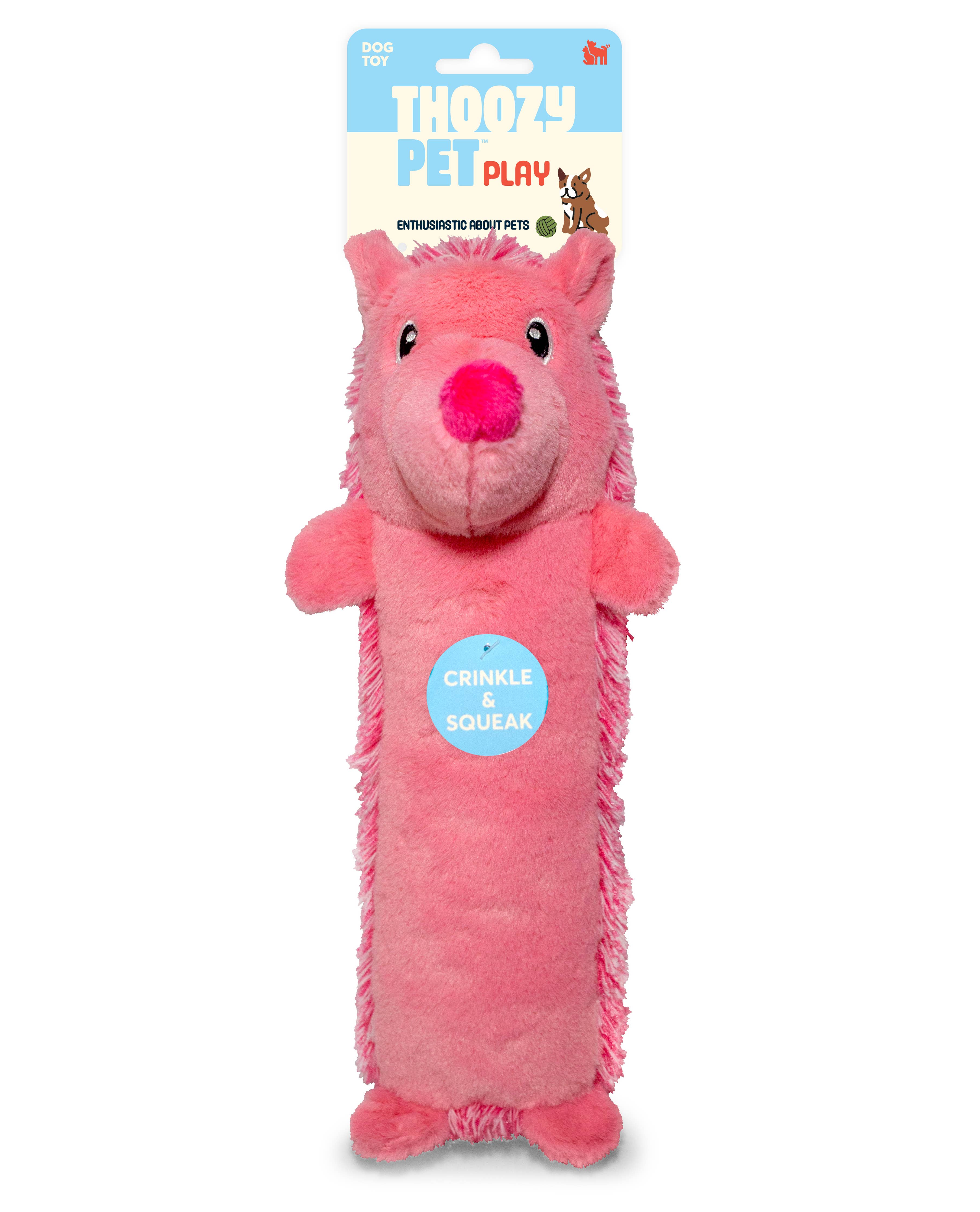ThoozyPet Hedgehog Plush Dog Toy