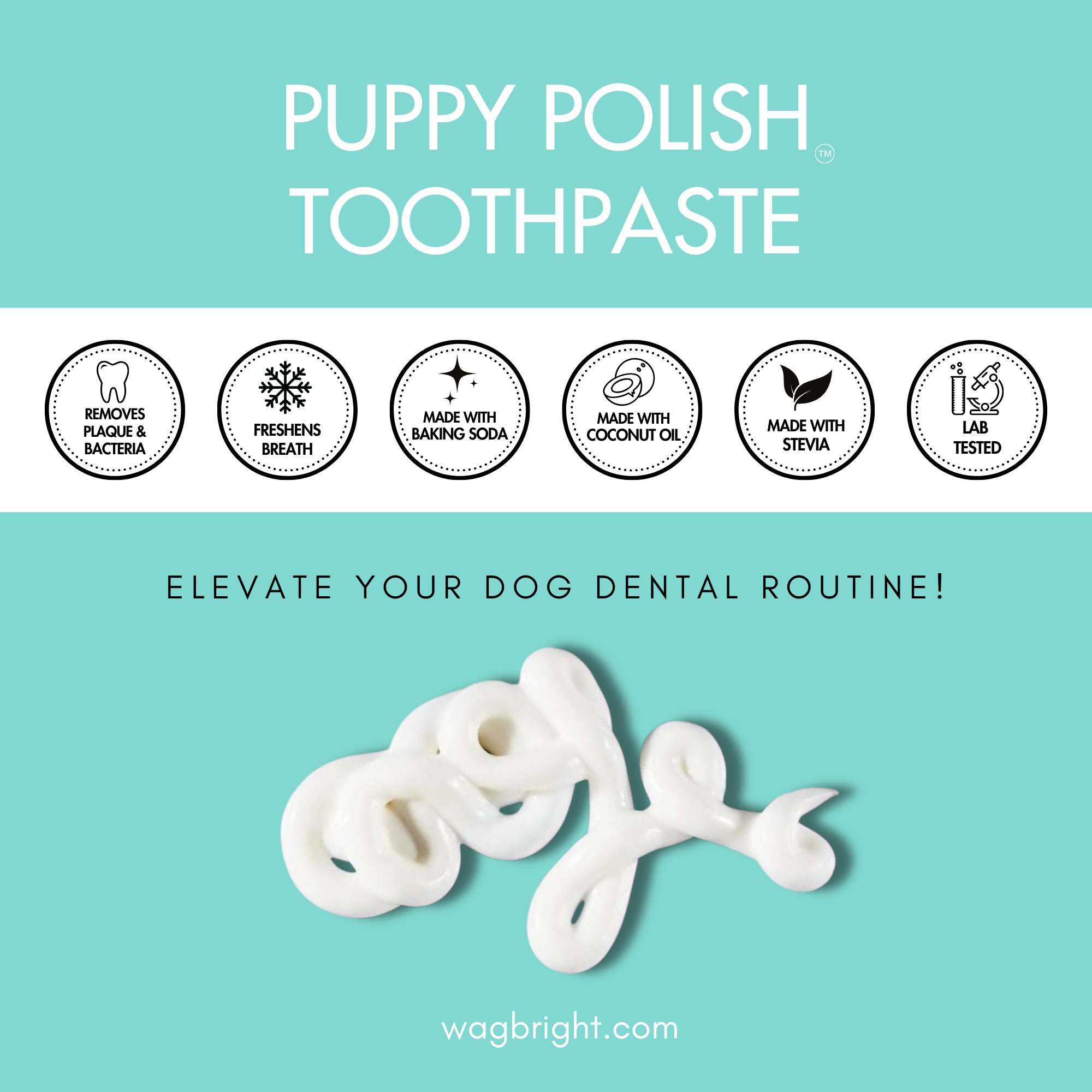 Wag & Bright Supply Co. Puppy Polish Toothpaste