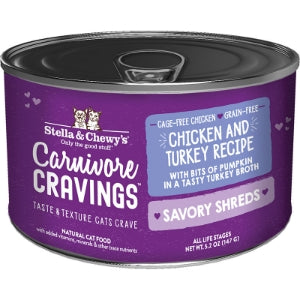 Stella & Chewy's Carnivore Cravings Savory Shreds Canned Cat Food