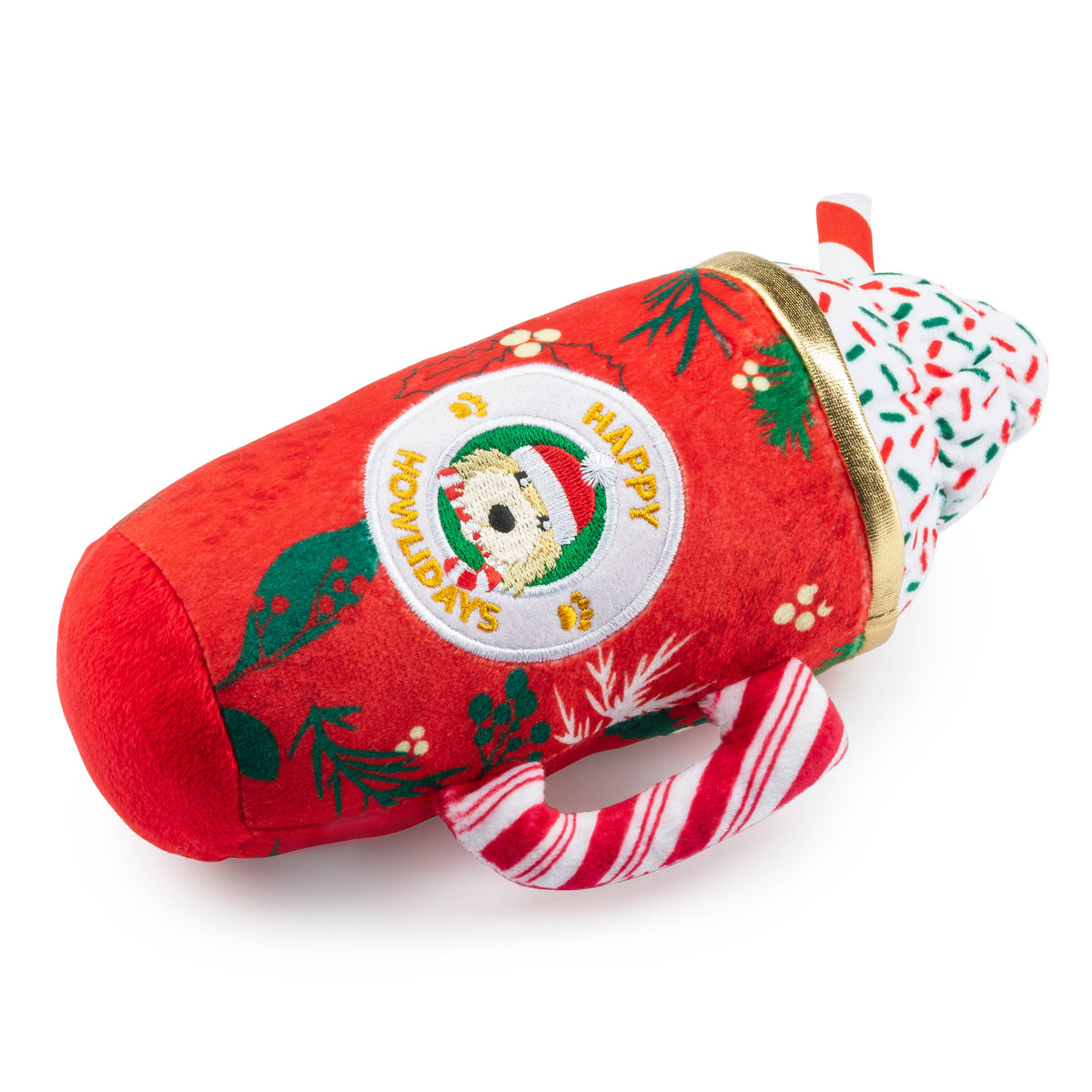 Haute Diggity Dog Starbarks Howliday Cheer Mug Dog Toy