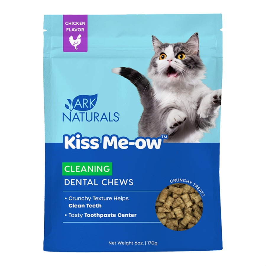Ark Naturals Cat Kiss Me-ow Cleaning Dental Chews for Cats
