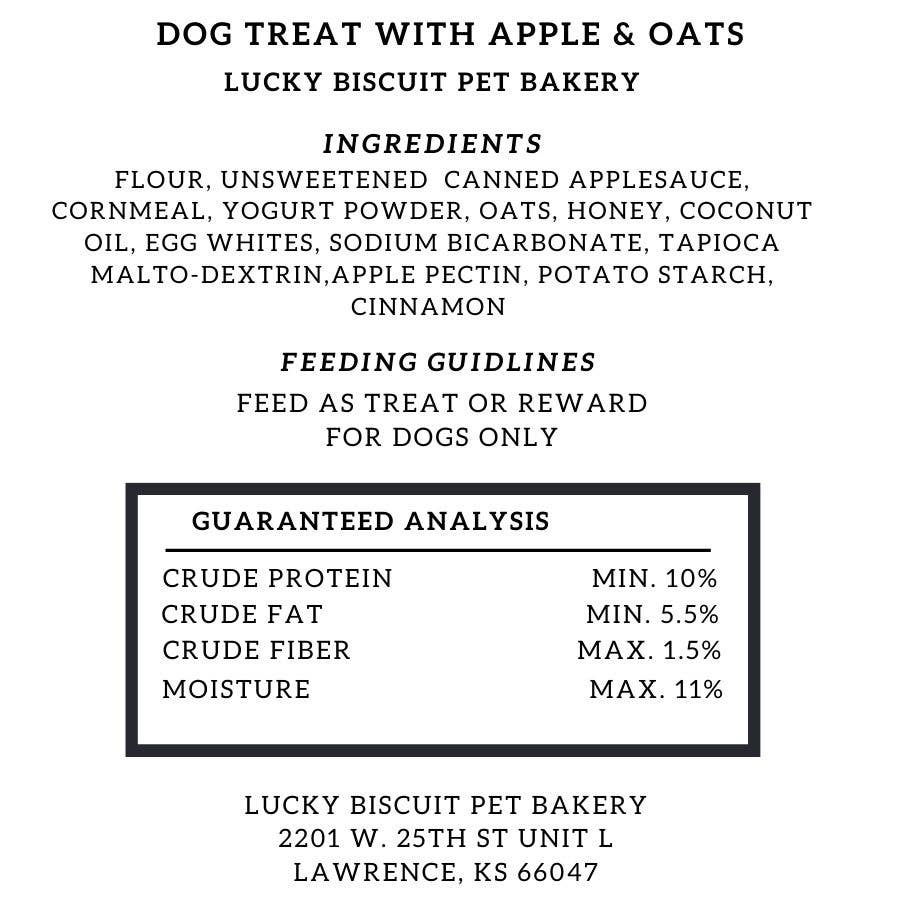Lucky Biscuit Pet Bakery Snack Tariff Cookies