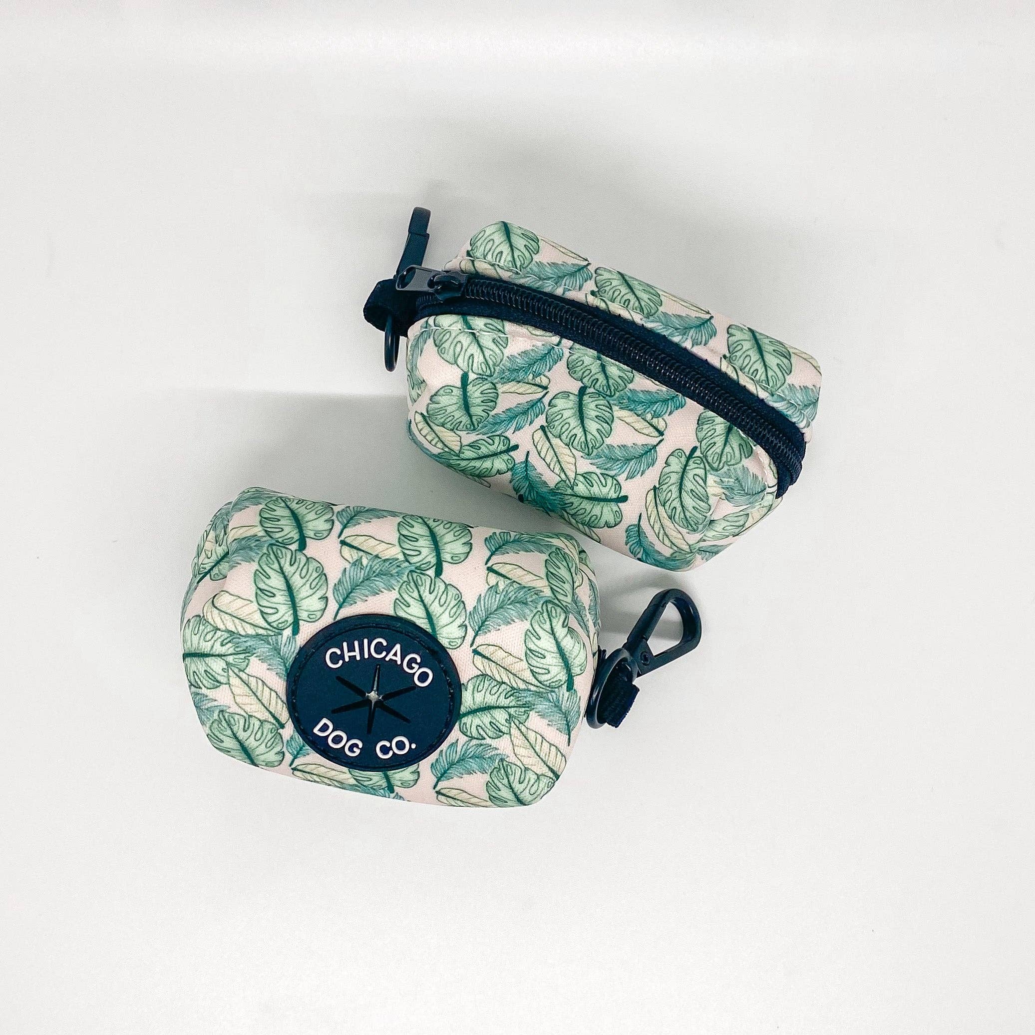 Chicago Dog Co. Palm Leaves Poop Bag Holder