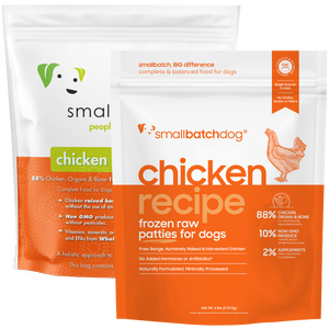Smallbatch Dog Chickenbatch Raw Frozen Food