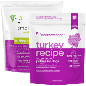 Smallbatch Dog Turkeybatch Raw Frozen Food